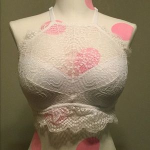 PINK Victoria's Secret Push Up High Neck Bralette
